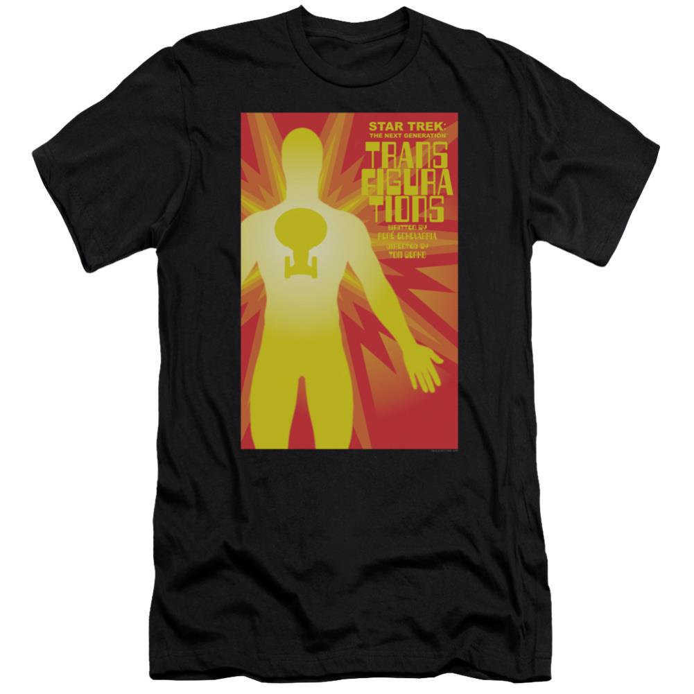 Star Trek TNG Season 3 Episode 25 Men's Ultra-Soft 30/1 Cotton Slim Short-Sleeve T-Shirt