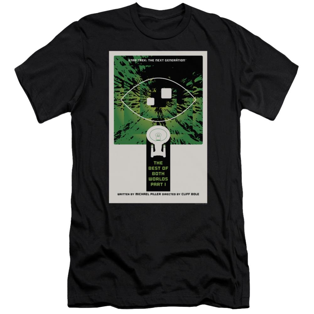 Star Trek TNG Season 3 Episode 26 Men's Ultra-Soft 30/1 Cotton Slim Short-Sleeve T-Shirt