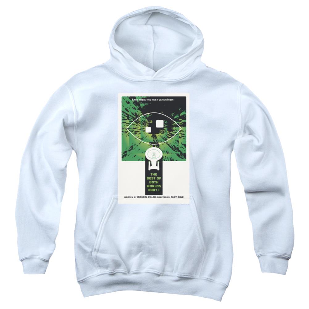 Star Trek TNG Season 3 Episode 26 Youth Cotton Poly Pull-Over Hoodie