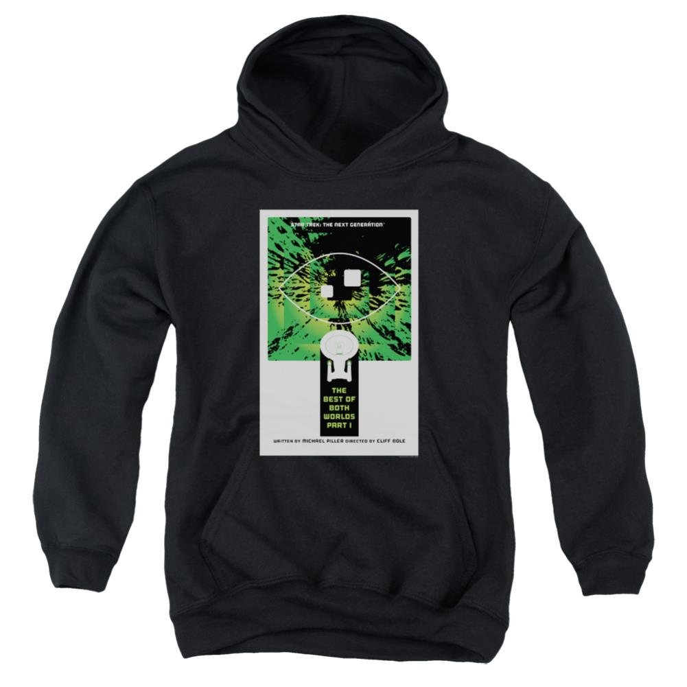 Star Trek TNG Season 3 Episode 26 Youth Cotton Poly Pull-Over Hoodie
