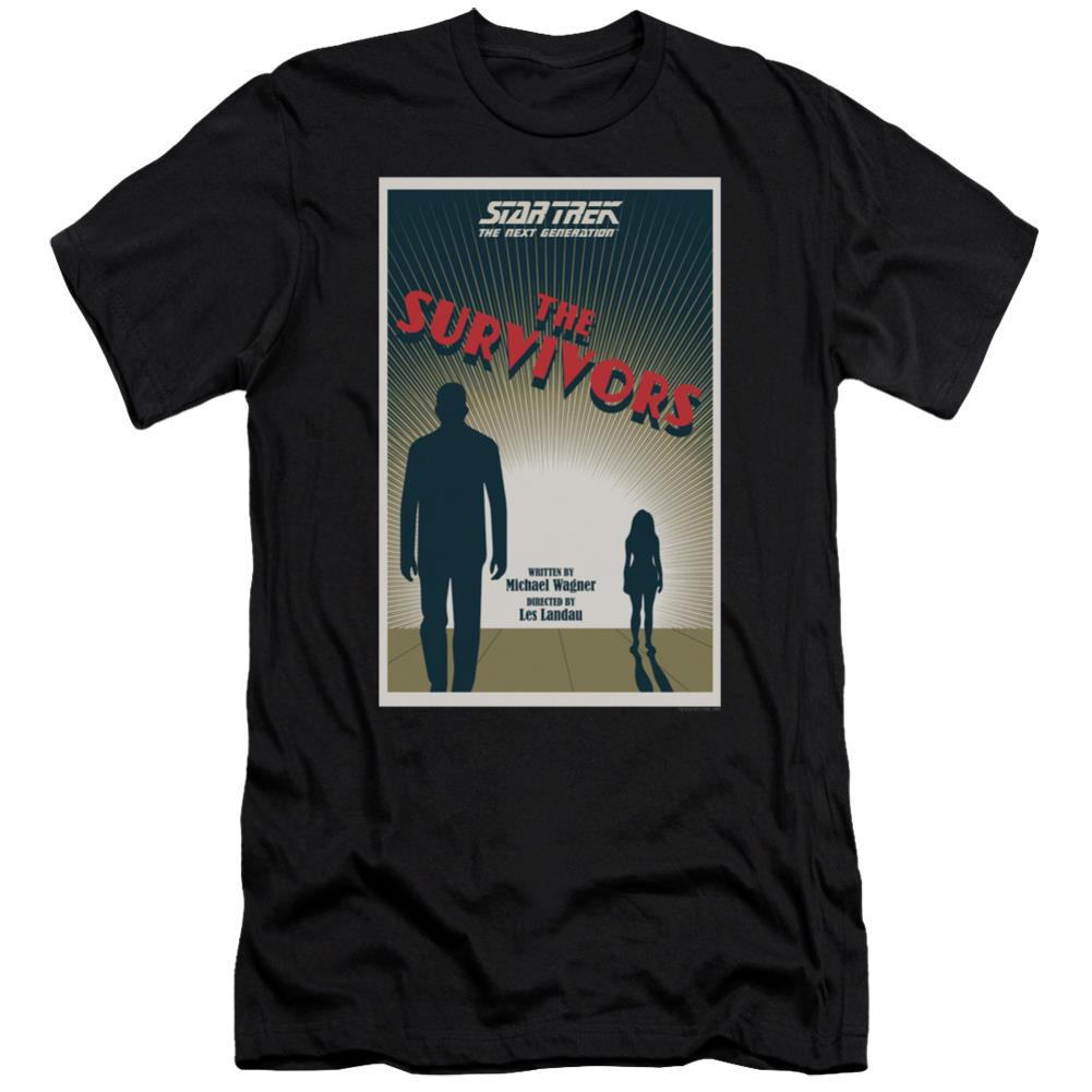 Star Trek TNG Season 3 Episode 3 Men's Ultra-Soft 30/1 Cotton Slim Short-Sleeve T-Shirt