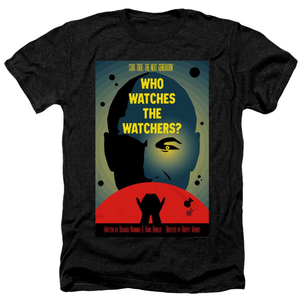 Star Trek TNG Season 3 Episode 4 Men's 30/1 Heather 60 40 Poly Short-Sleeve T-Shirt