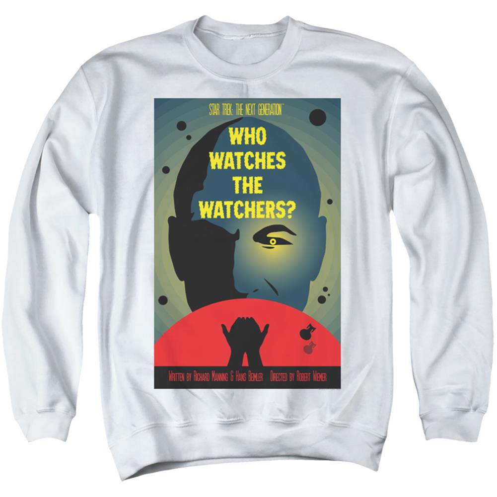 Star Trek TNG Season 3 Episode 4 Men's Crewneck 50 50 Poly Long-Sleeve T-Shirt
