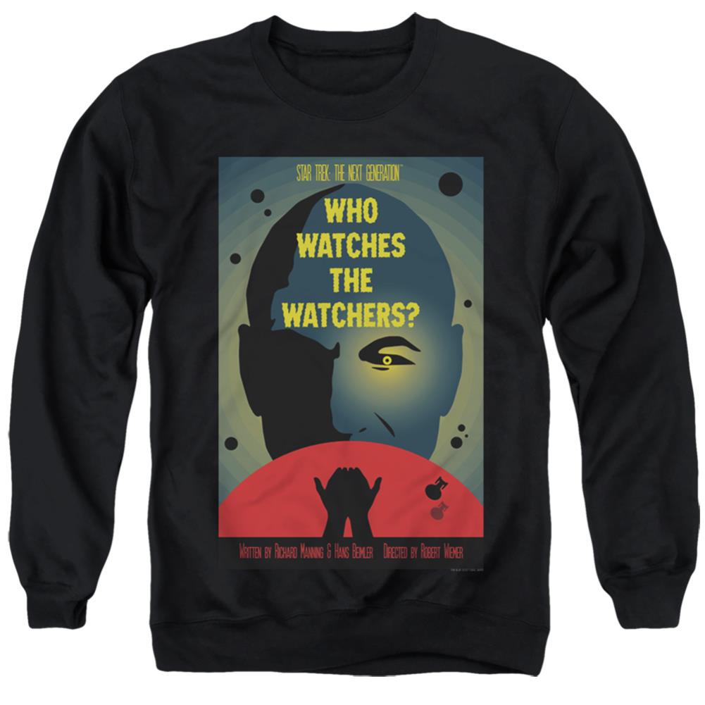 Star Trek TNG Season 3 Episode 4 Men's Crewneck 50 50 Poly Long-Sleeve T-Shirt