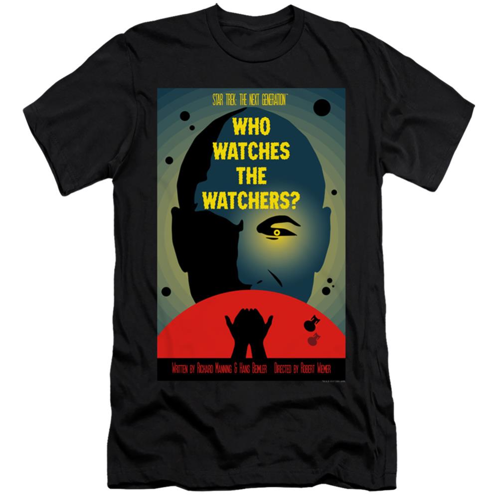 Star Trek TNG Season 3 Episode 4 Men's Ultra-Soft 30/1 Cotton Slim Short-Sleeve T-Shirt