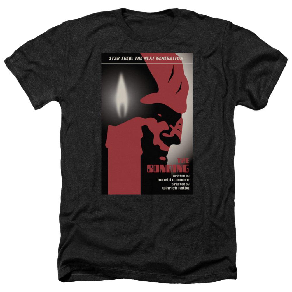 Star Trek TNG Season 3 Episode 5 Men's 30/1 Heather 60 40 Poly Short-Sleeve T-Shirt