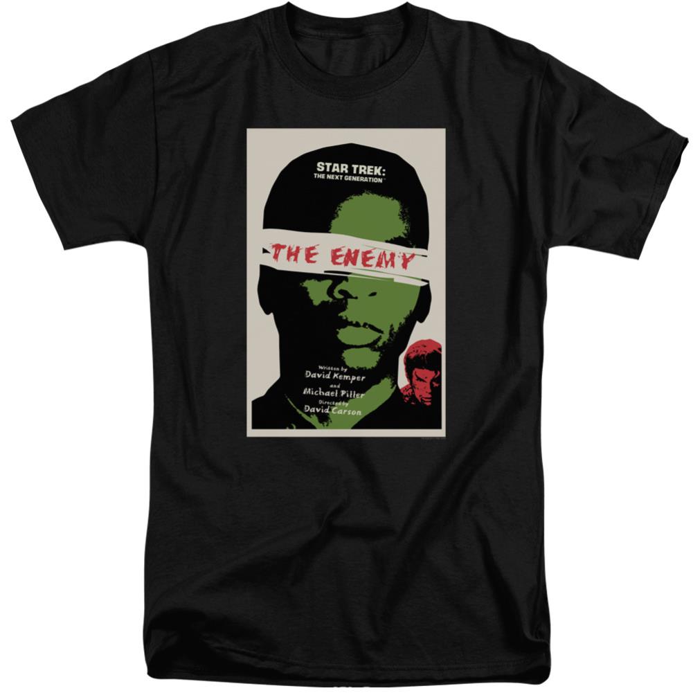 Star Trek TNG Season 3 Episode 7 Men's 18/1 Tall Cotton Short-Sleeve T-Shirt