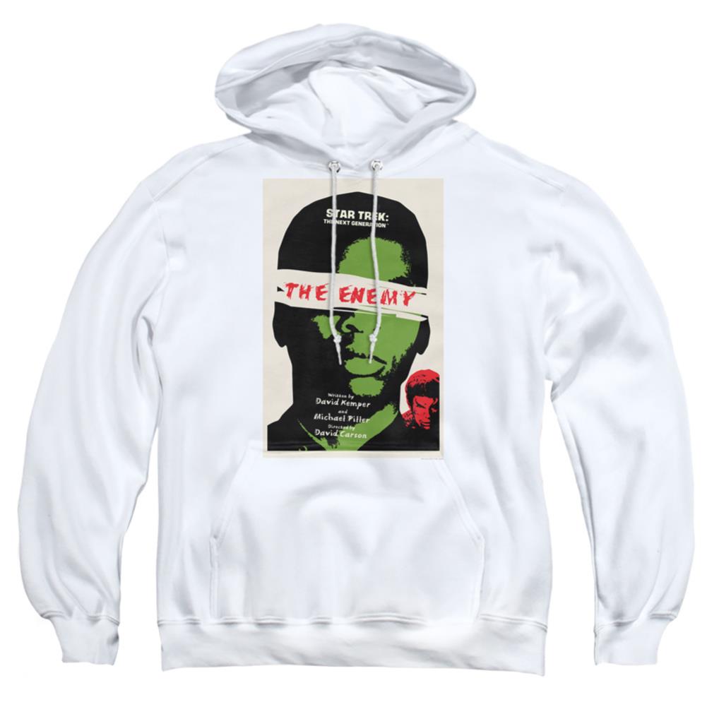 Star Trek TNG Season 3 Episode 7 Men's Pull-Over 75 25 Poly Hoodie