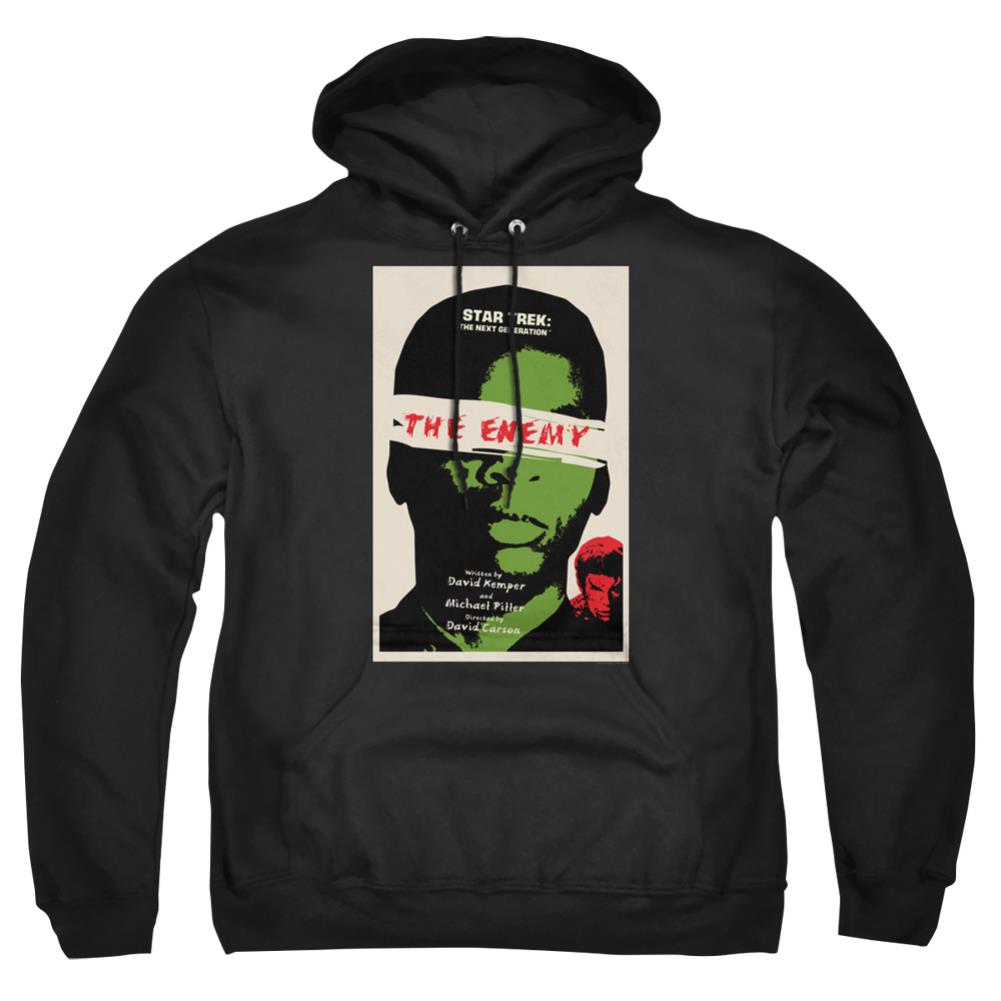 Star Trek TNG Season 3 Episode 7 Men's Pull-Over 75 25 Poly Hoodie