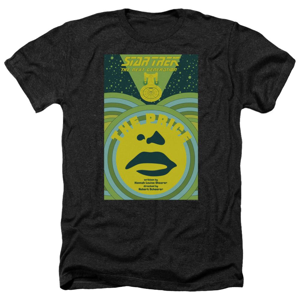 Star Trek TNG Season 3 Episode 8 Men's 30/1 Heather 60 40 Poly Short-Sleeve T-Shirt
