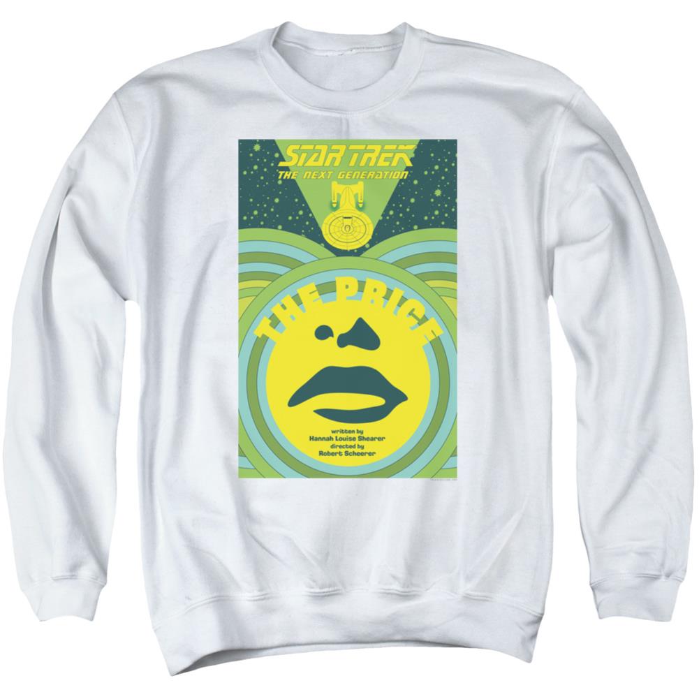 Star Trek TNG Season 3 Episode 8 Men's Crewneck 50 50 Poly Long-Sleeve T-Shirt