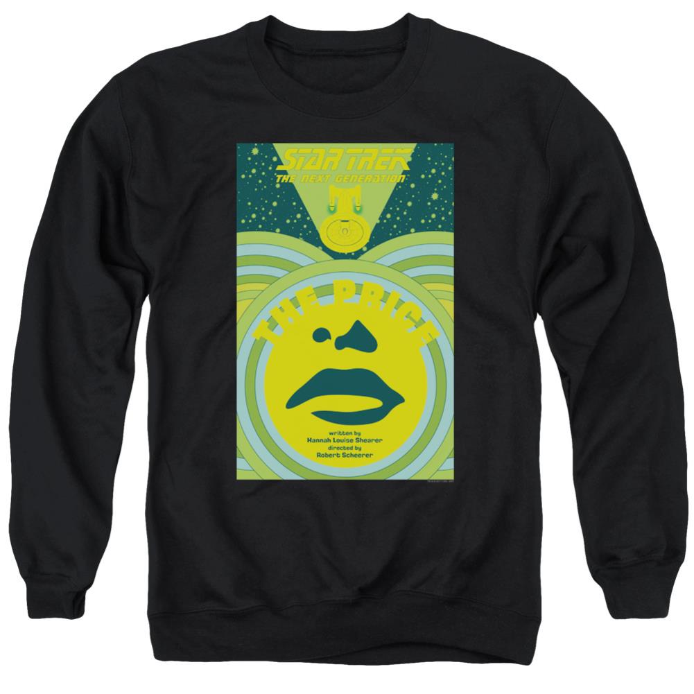 Star Trek TNG Season 3 Episode 8 Men's Crewneck 50 50 Poly Long-Sleeve T-Shirt