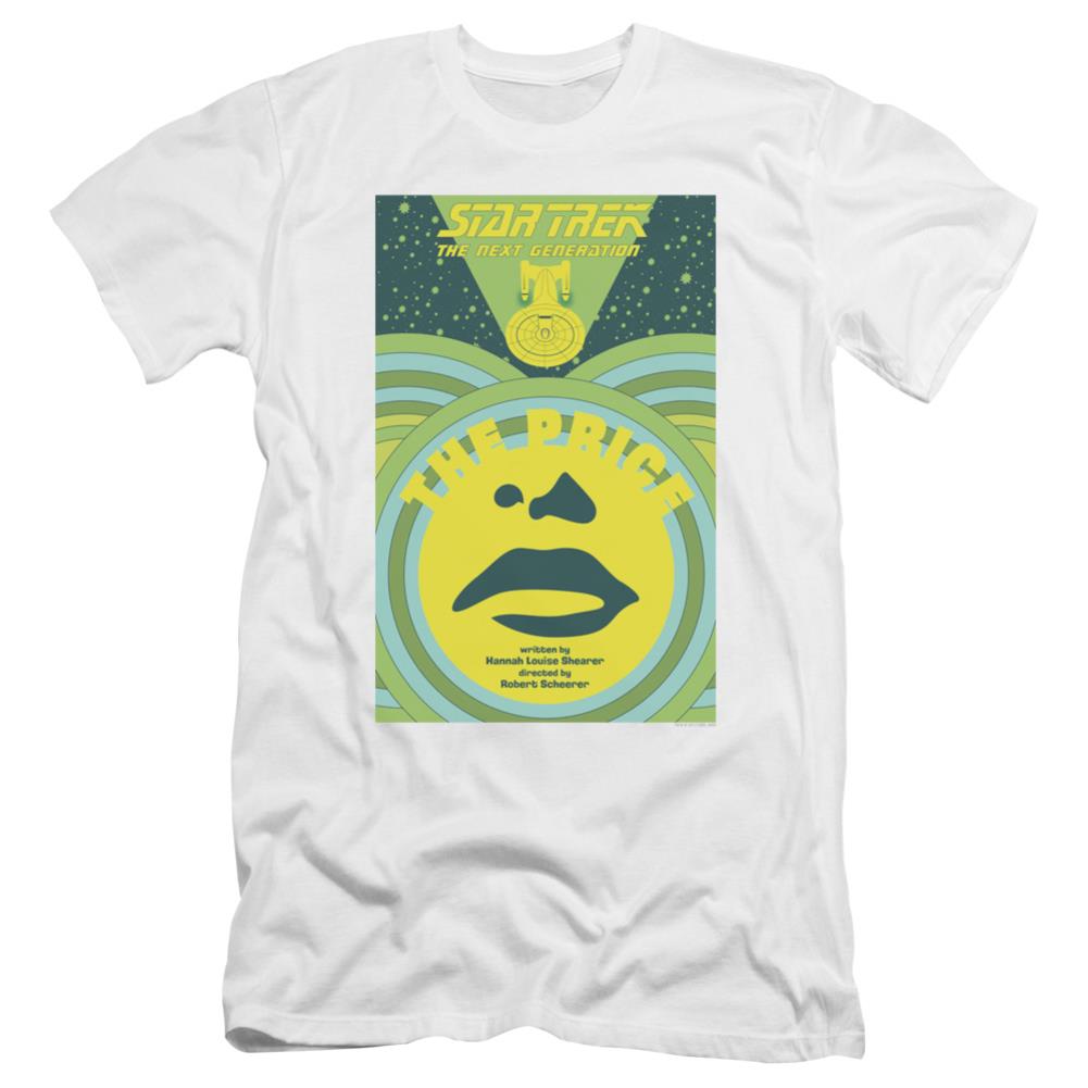 Star Trek TNG Season 3 Episode 8 Men's Ultra-Soft 30/1 Cotton Slim Short-Sleeve T-Shirt