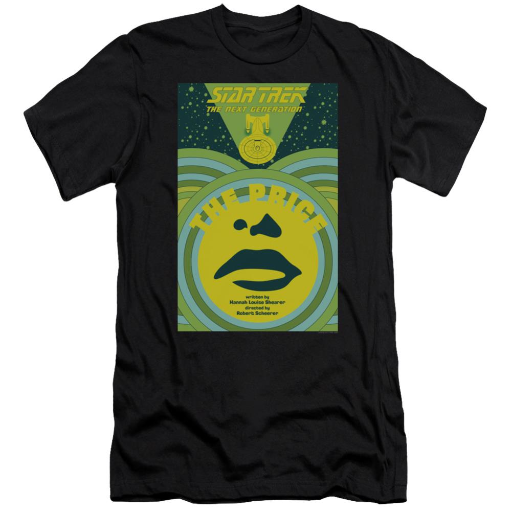 Star Trek TNG Season 3 Episode 8 Men's Ultra-Soft 30/1 Cotton Slim Short-Sleeve T-Shirt