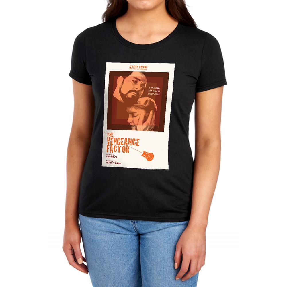 Star Trek TNG Season 3 Episode 9 Women's 18/1 Cotton Short-Sleeve T-Shirt