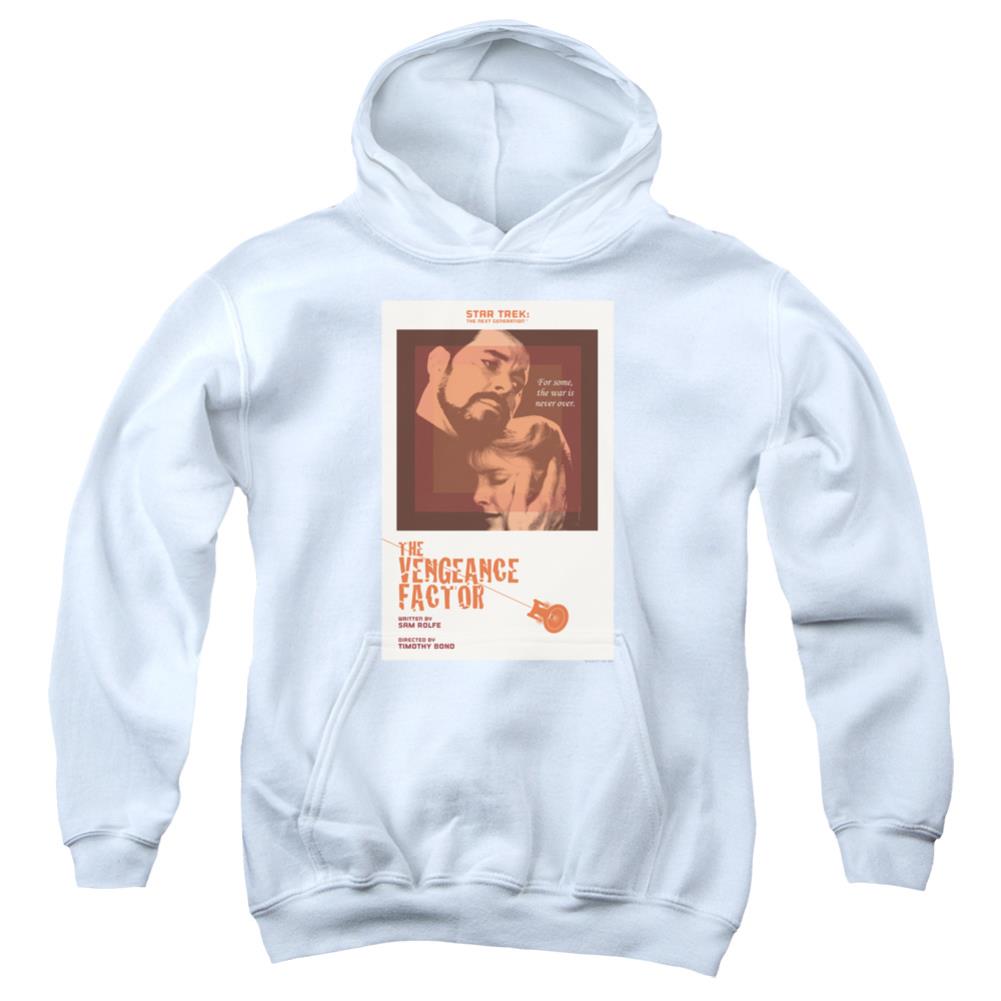 Star Trek TNG Season 3 Episode 9 Youth Cotton Poly Pull-Over Hoodie