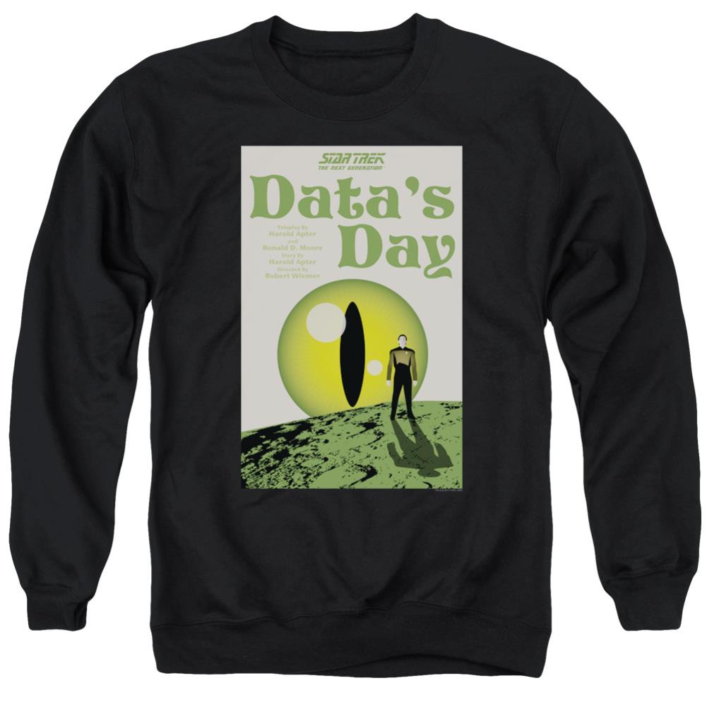 Star Trek TNG Season 4 Episode 11 Men's Crewneck 50 50 Poly Long-Sleeve T-Shirt
