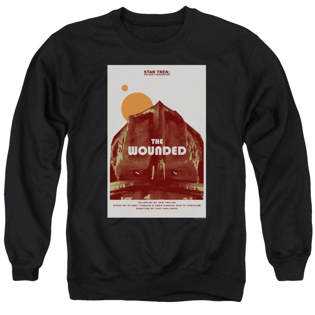 Star Trek TNG Season 4 Episode 12 Men's Crewneck 50 50 Poly Long-Sleeve T-Shirt