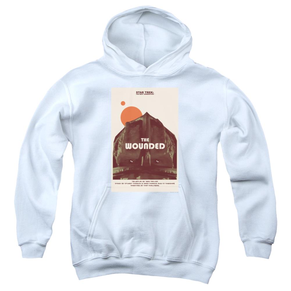 Star Trek TNG Season 4 Episode 12 Youth Cotton Poly Pull-Over Hoodie