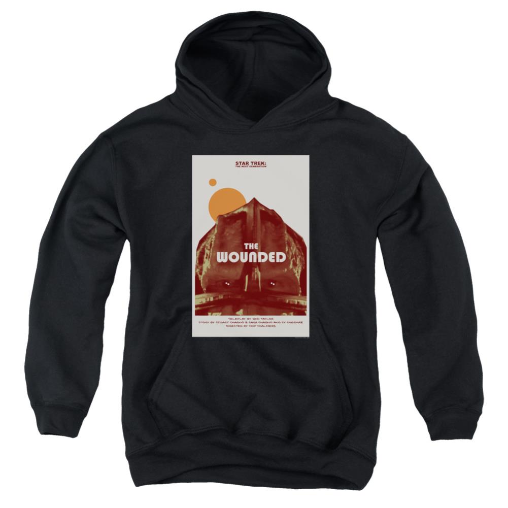 Star Trek TNG Season 4 Episode 12 Youth Cotton Poly Pull-Over Hoodie