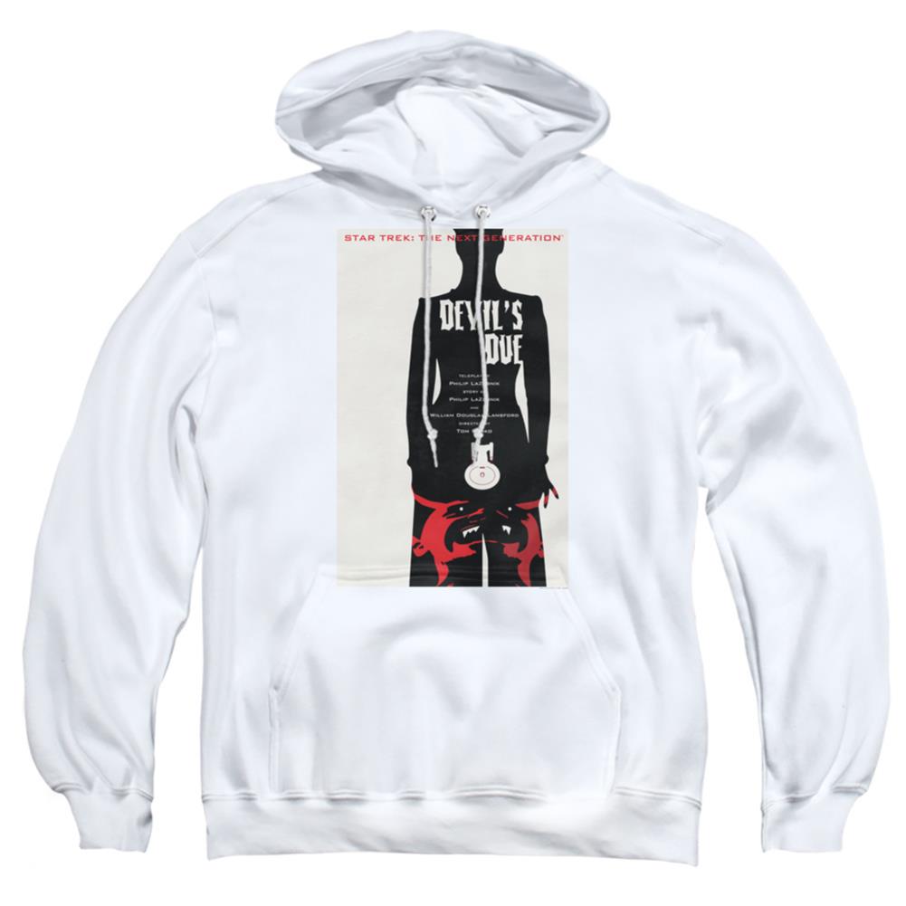 Star Trek TNG Season 4 Episode 13 Men's Pull-Over 75 25 Poly Hoodie