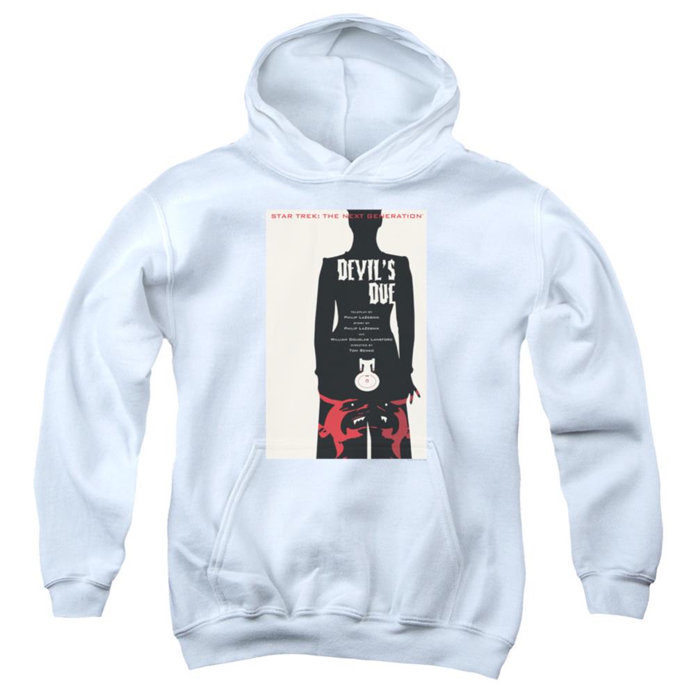 Star Trek TNG Season 4 Episode 13 Youth Cotton Poly Pull-Over Hoodie