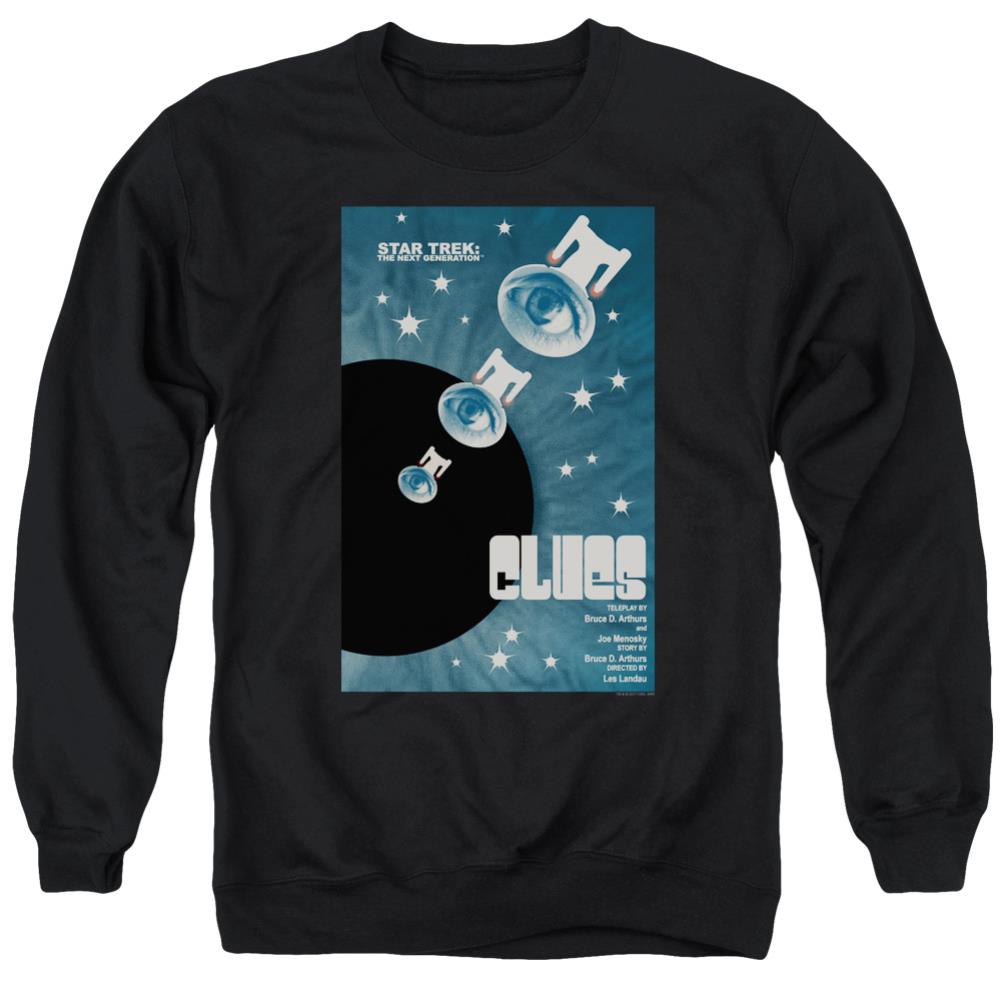 Star Trek TNG Season 4 Episode 14 Men's Crewneck 50 50 Poly Long-Sleeve T-Shirt