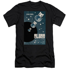 Star Trek TNG Season 4 Episode 14 Men's Ultra-Soft 30/1 Cotton Slim Short-Sleeve T-Shirt