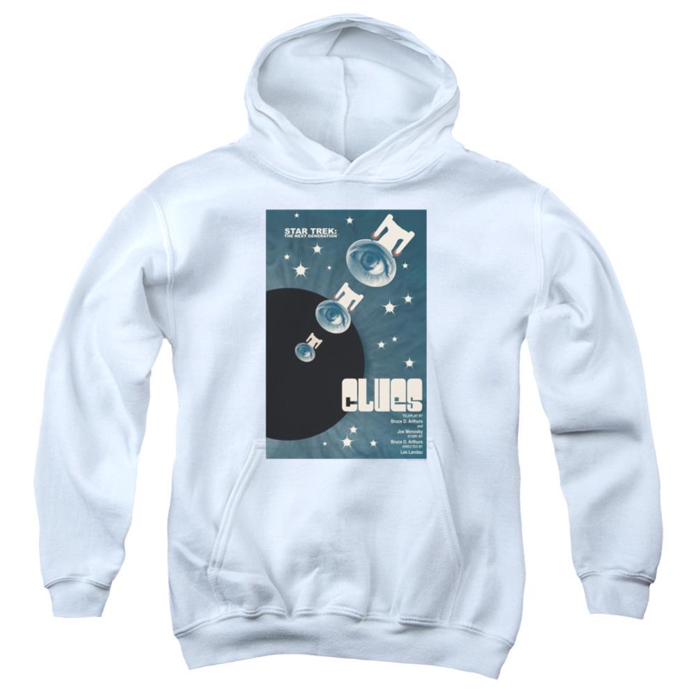 Star Trek TNG Season 4 Episode 14 Youth Cotton Poly Pull-Over Hoodie