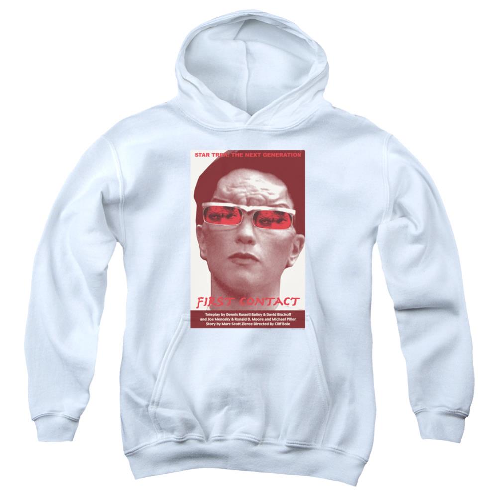 Star Trek TNG Season 4 Episode 15 Youth Cotton Poly Pull-Over Hoodie