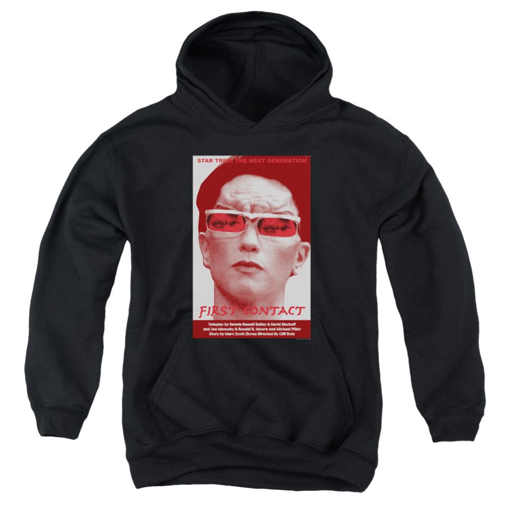 Star Trek TNG Season 4 Episode 15 Youth Cotton Poly Pull-Over Hoodie