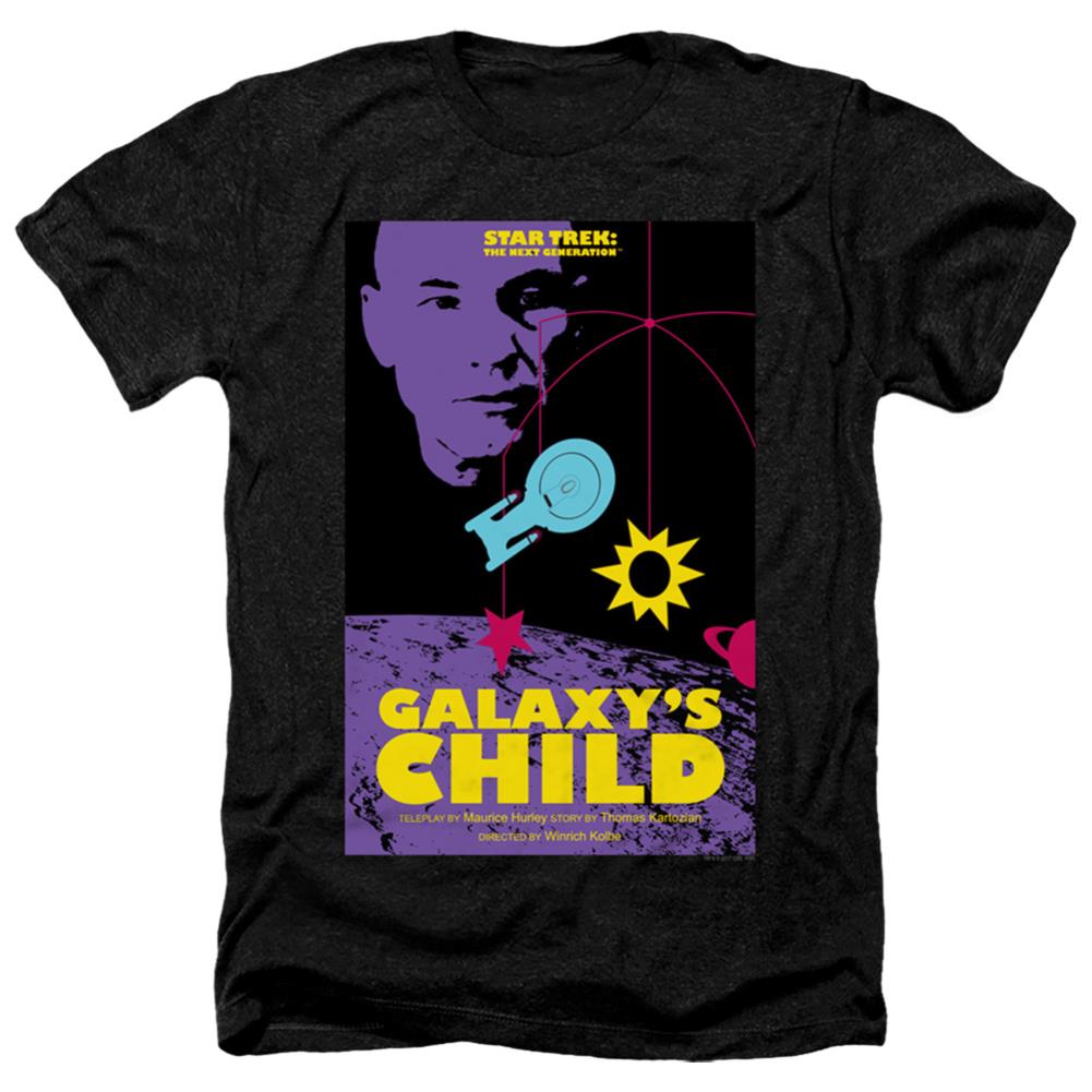 Star Trek TNG Season 4 Episode 16 Men's 30/1 Heather 60 40 Poly Short-Sleeve T-Shirt