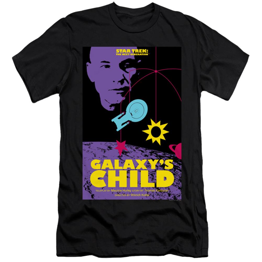 Star Trek TNG Season 4 Episode 16 Men's Ultra-Soft 30/1 Cotton Slim Short-Sleeve T-Shirt