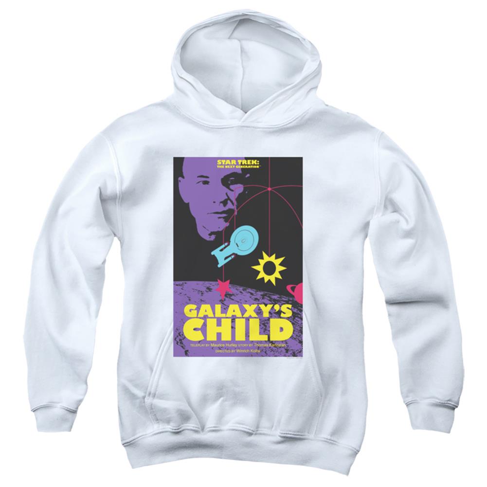 Star Trek TNG Season 4 Episode 16 Youth Cotton Poly Pull-Over Hoodie
