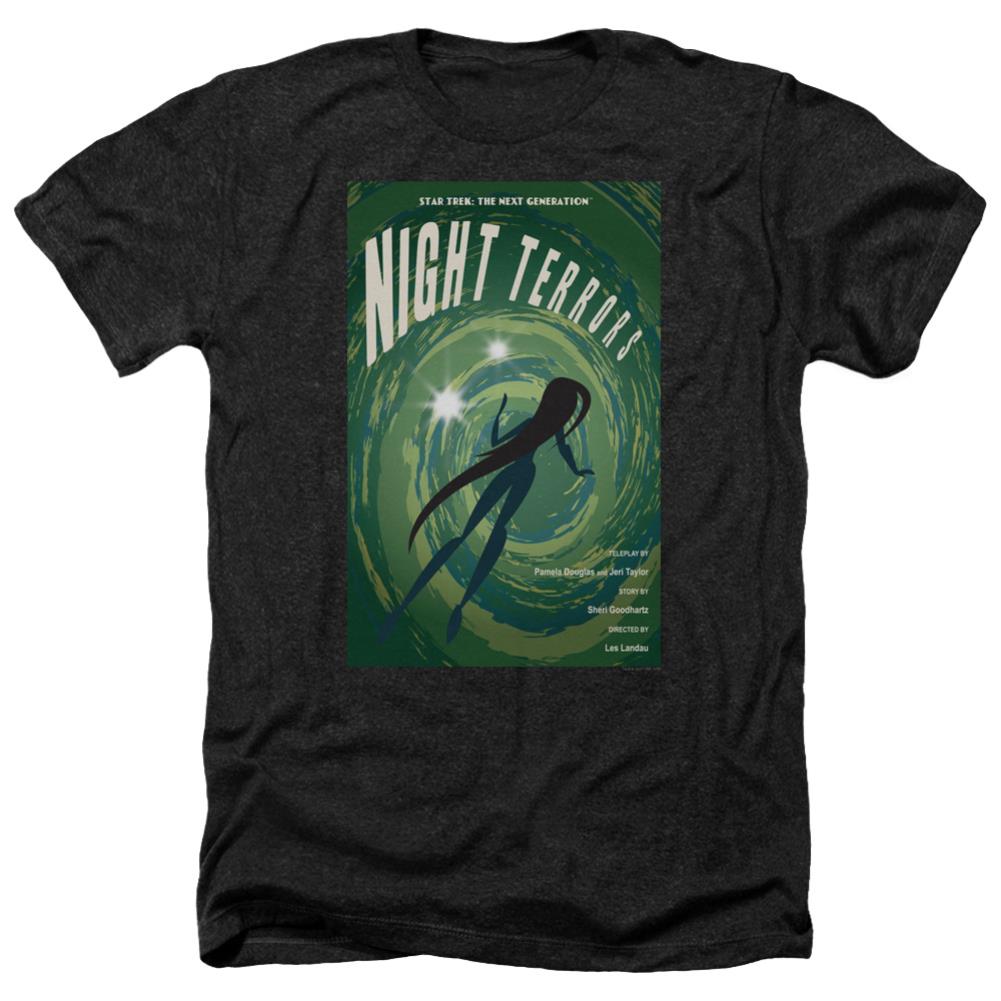 Star Trek TNG Season 4 Episode 17 Men's 30/1 Heather 60 40 Poly Short-Sleeve T-Shirt