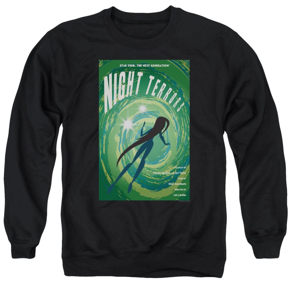 Star Trek TNG Season 4 Episode 17 Men's Crewneck 50 50 Poly Long-Sleeve T-Shirt