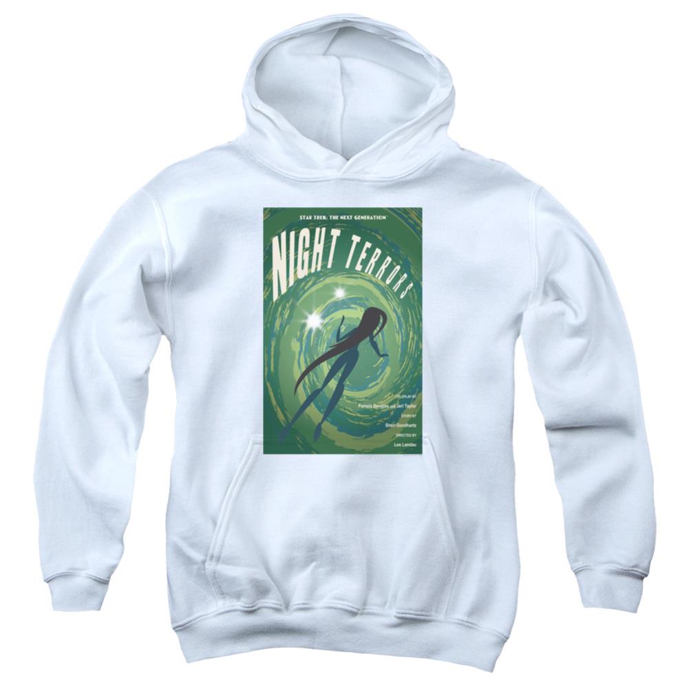 Star Trek TNG Season 4 Episode 17 Youth Cotton Poly Pull-Over Hoodie