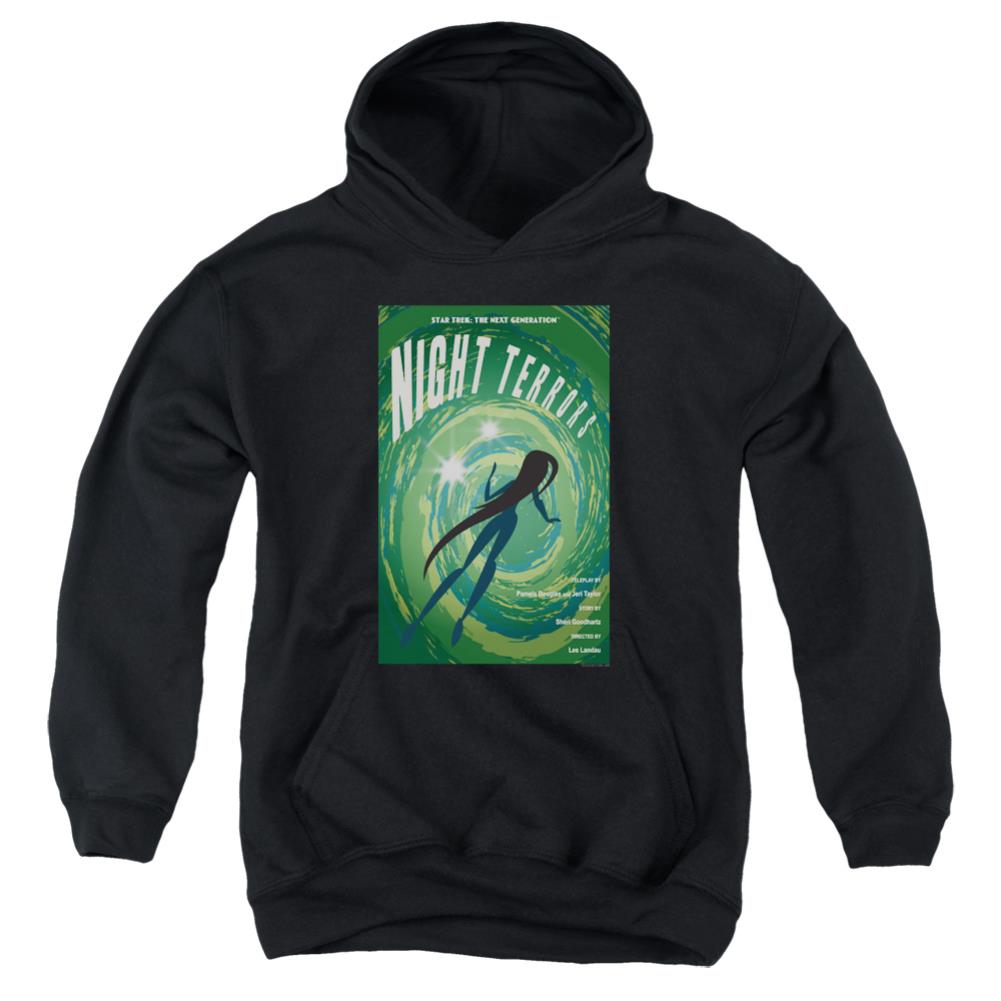 Star Trek TNG Season 4 Episode 17 Youth Cotton Poly Pull-Over Hoodie