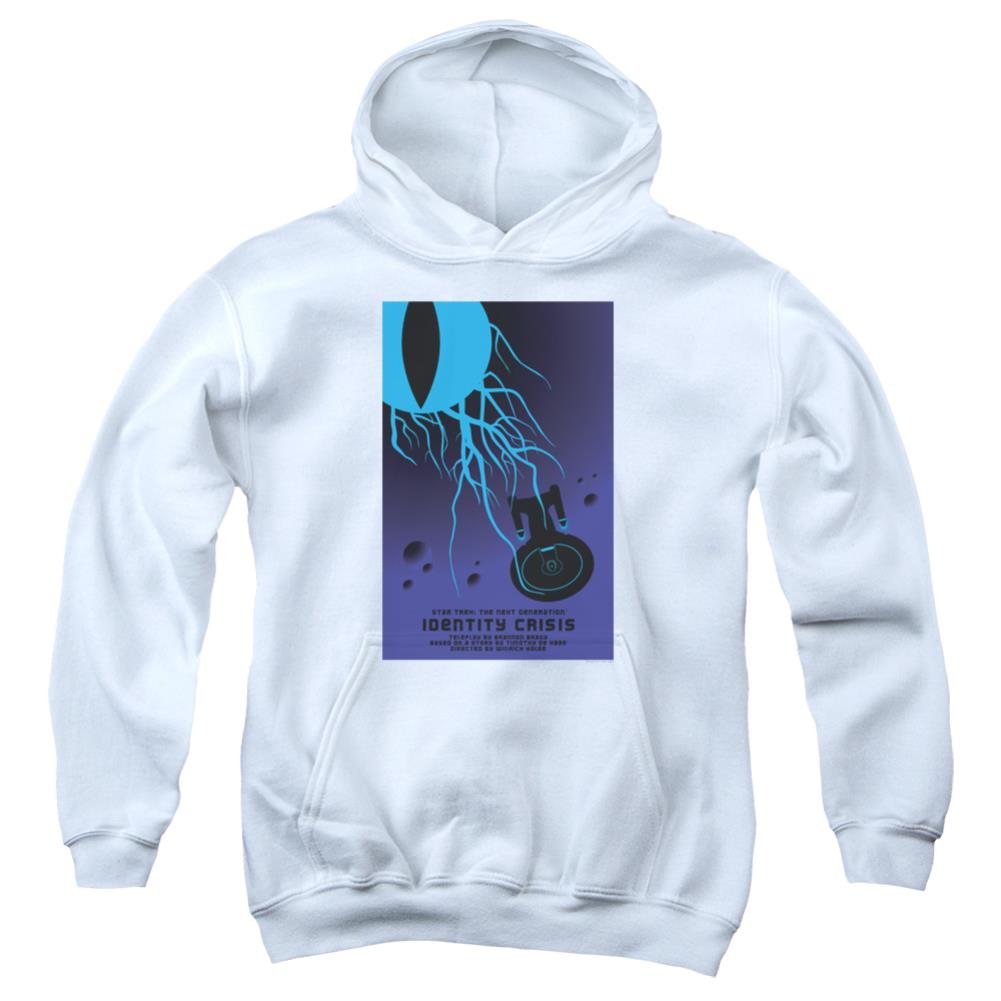 Star Trek TNG Season 4 Episode 18 Youth Cotton Poly Pull-Over Hoodie