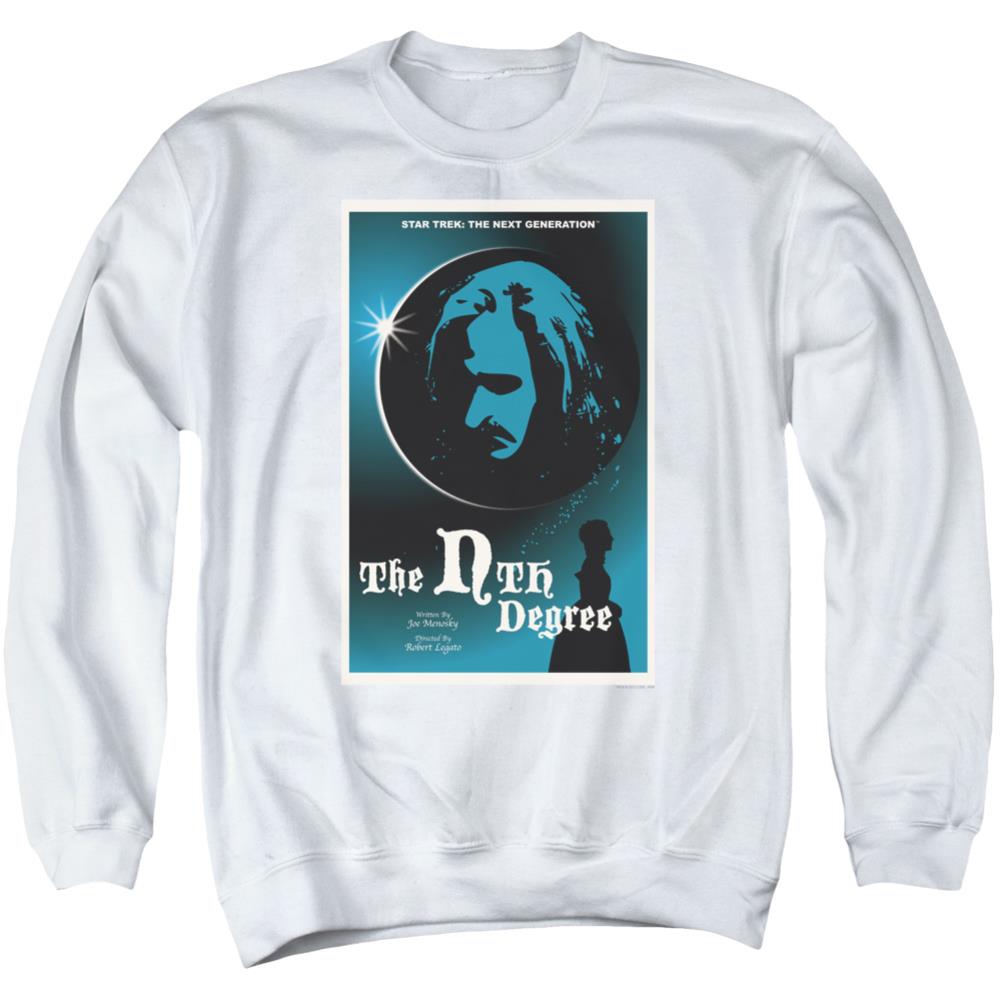 Star Trek TNG Season 4 Episode 19 Men's Crewneck 50 50 Poly Long-Sleeve T-Shirt