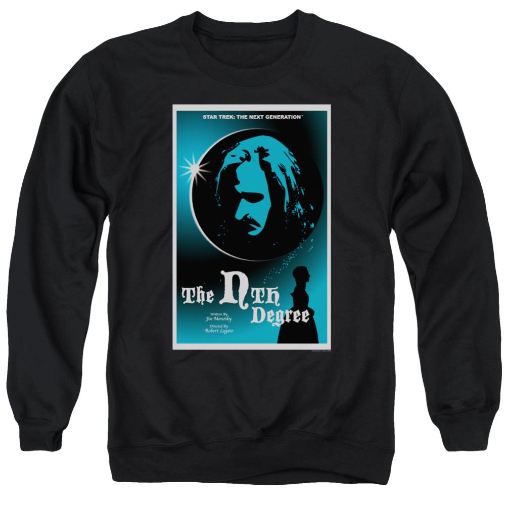 Star Trek TNG Season 4 Episode 19 Men's Crewneck 50 50 Poly Long-Sleeve T-Shirt