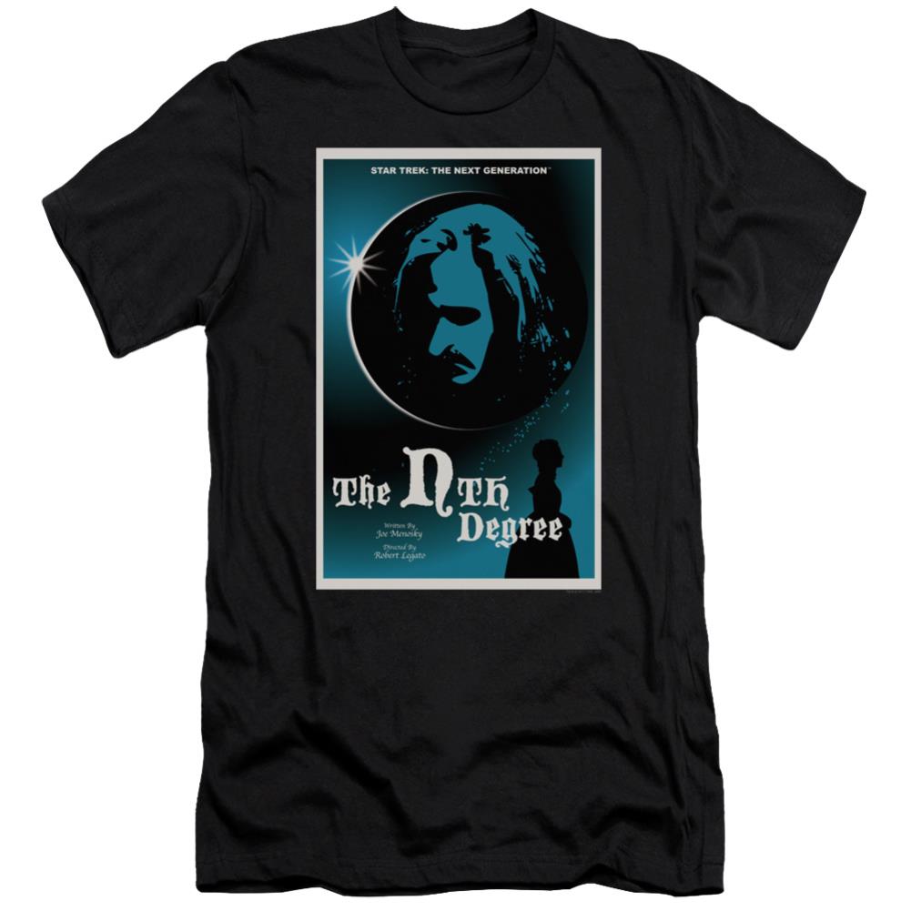 Star Trek TNG Season 4 Episode 19 Men's Ultra-Soft 30/1 Cotton Slim Short-Sleeve T-Shirt