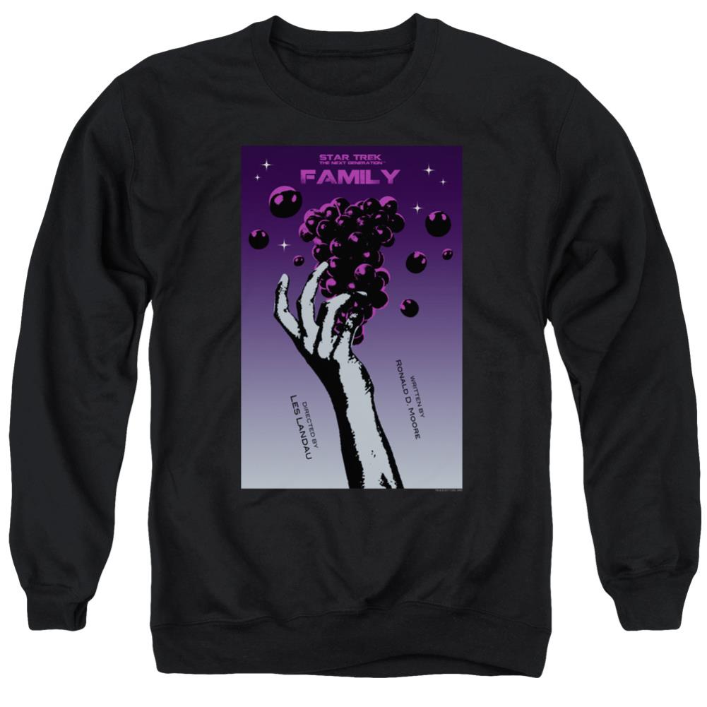 Star Trek TNG Season 4 Episode 2 Men's Crewneck 50 50 Poly Long-Sleeve T-Shirt