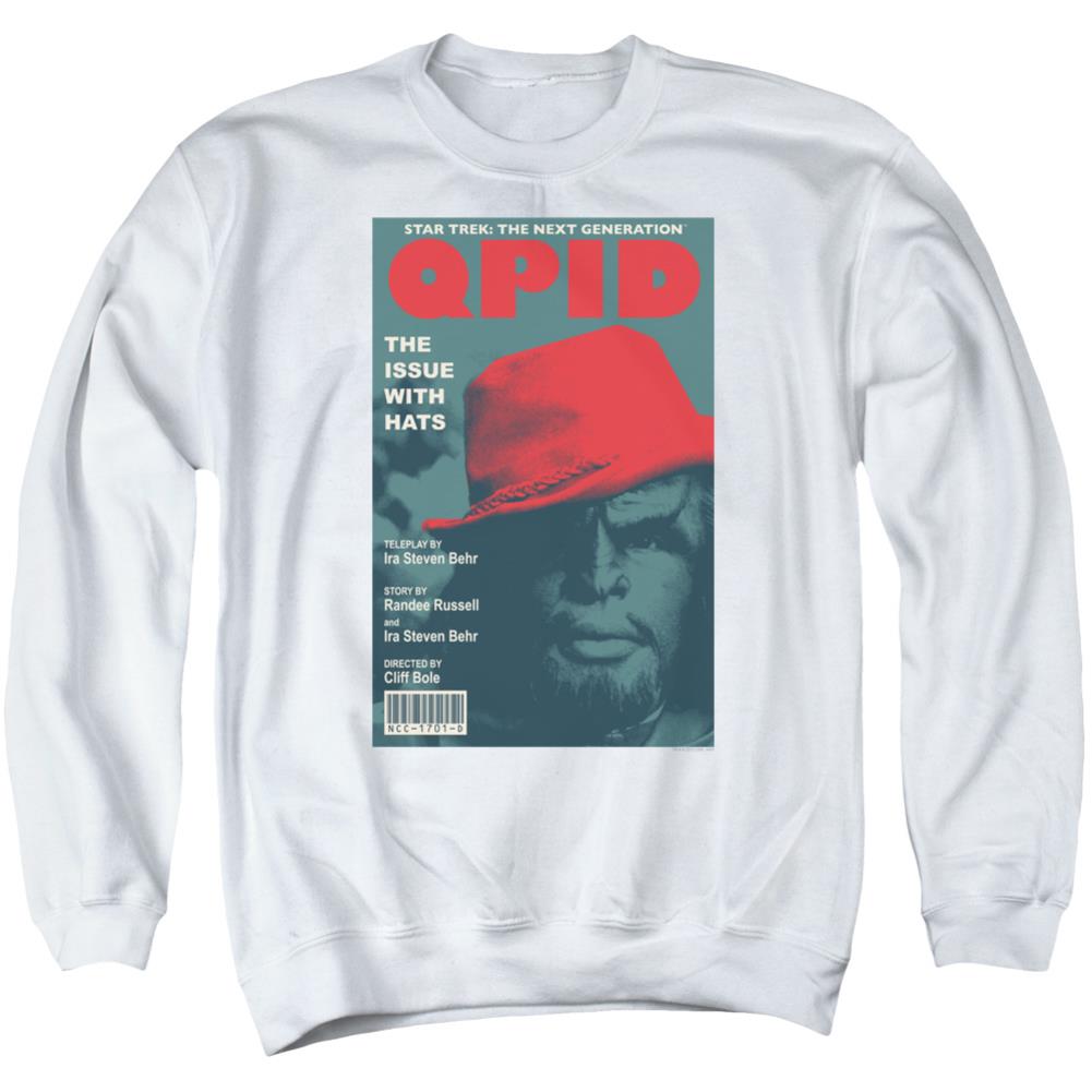 Star Trek TNG Season 4 Episode 20 Men's Crewneck 50 50 Poly Long-Sleeve T-Shirt