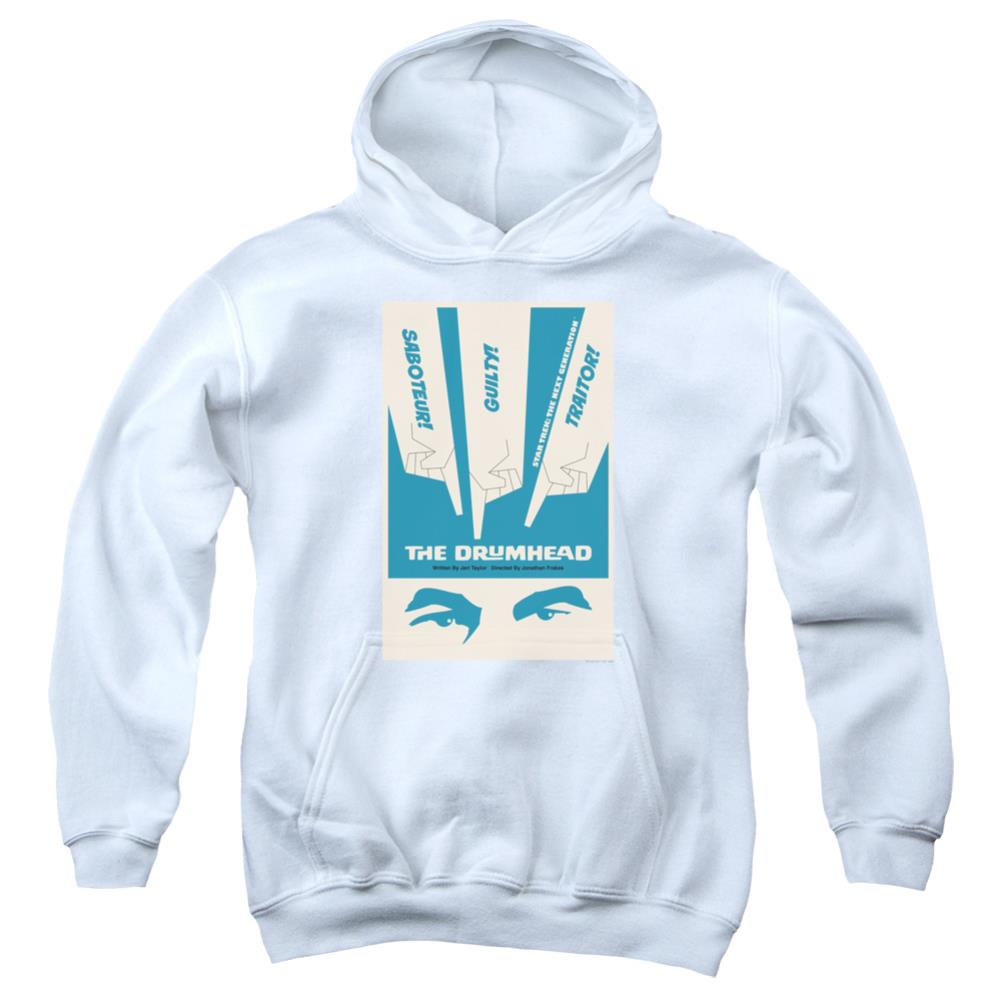 Star Trek TNG Season 4 Episode 21 Youth Cotton Poly Pull-Over Hoodie