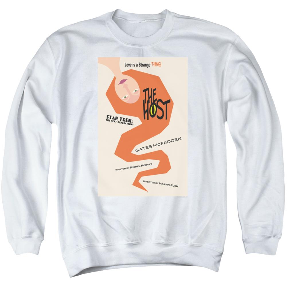Star Trek TNG Season 4 Episode 23 Men's Crewneck 50 50 Poly Long-Sleeve T-Shirt