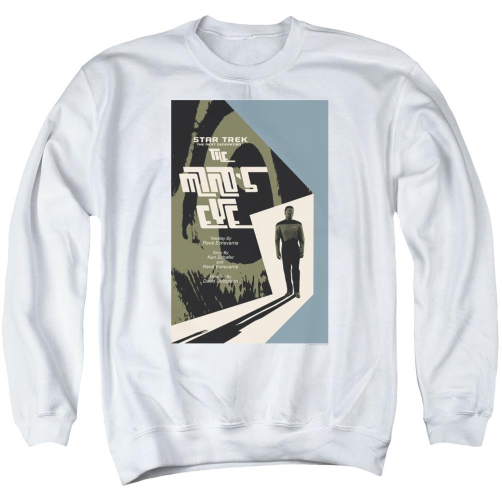 Star Trek TNG Season 4 Episode 24 Men's Crewneck 50 50 Poly Long-Sleeve T-Shirt