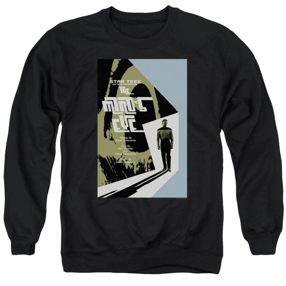Star Trek TNG Season 4 Episode 24 Men's Crewneck 50 50 Poly Long-Sleeve T-Shirt