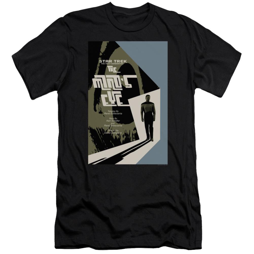 Star Trek TNG Season 4 Episode 24 Men's Ultra-Soft 30/1 Cotton Slim Short-Sleeve T-Shirt