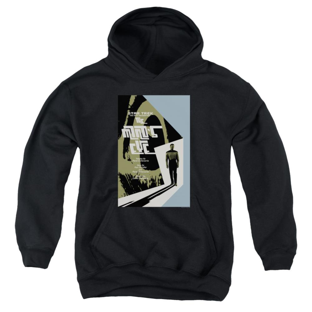 Star Trek TNG Season 4 Episode 24 Youth Cotton Poly Pull-Over Hoodie